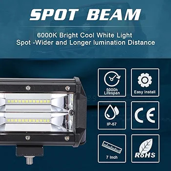 قیمت و خرید پرژکتور مدل لایت بار 2 ردیفه فلاشردار (LED) اورجینال