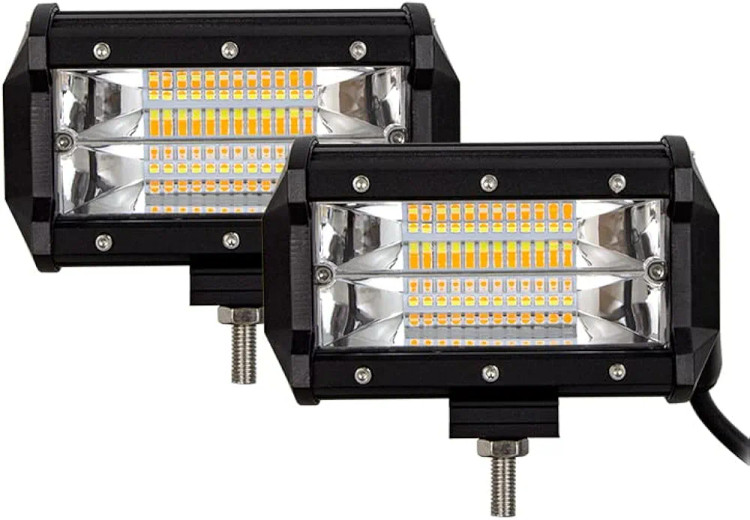 خرید پرژکتور مدل لایت بار 2 ردیفه فلاشردار (LED) اورجینال