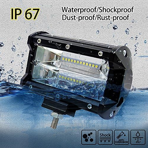 پرژکتور مدل لایت بار 2 ردیفه و فلاشردار (LED) اورجینال