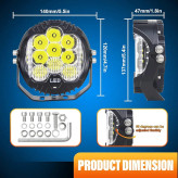 پرژکتور آفرودی مدل کبری 3 اینچ MINI دو حالته (اورجینال) دیلایت دار