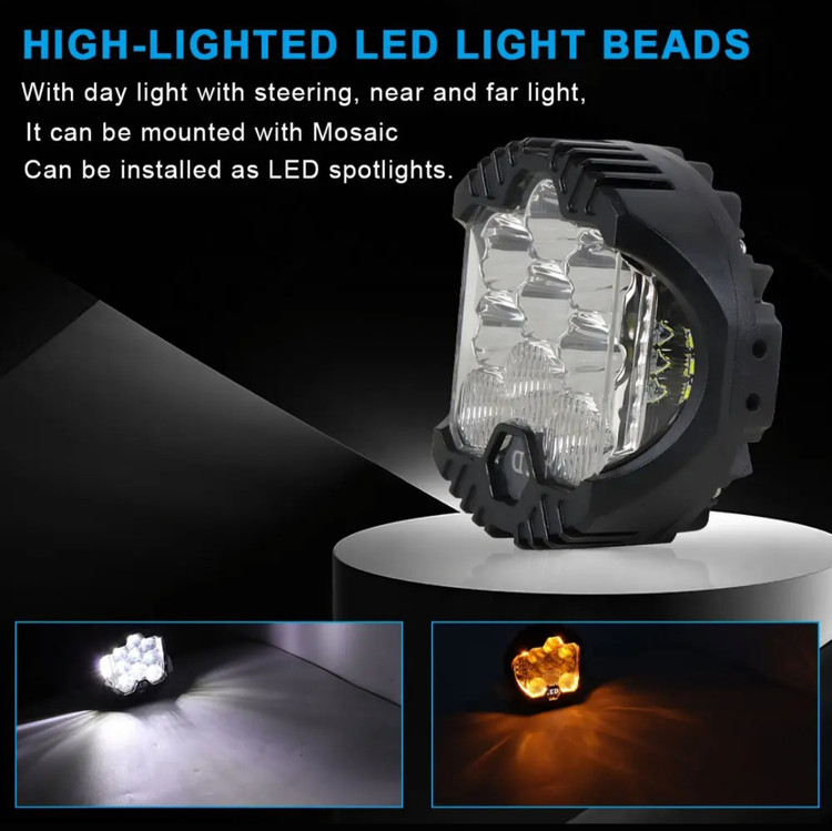 پرژکتور مدل3 اینچ (کبریMINI) دو حالته ، دیلایت دار