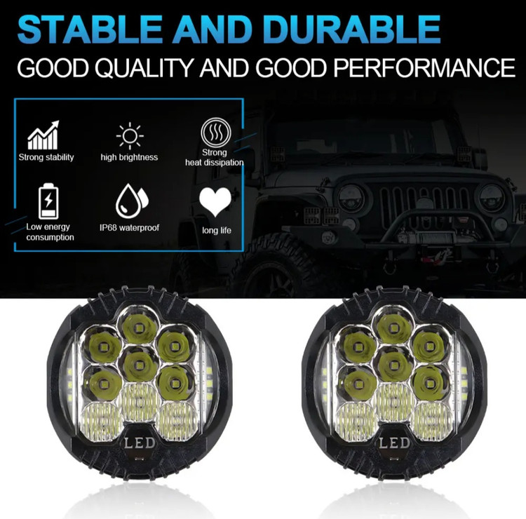 پرژکتور آفرودی مدل کبری 3 اینچ MINI دو حالته (اورجینال)