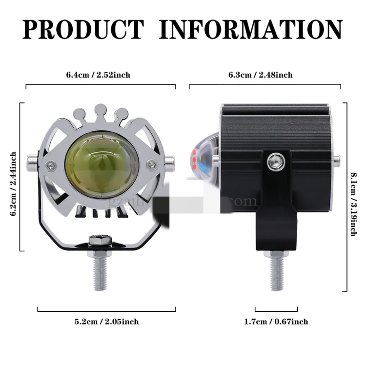 پرژکتور آفرودی تک لنز مدل پنج حالته ( SG16) تلسکوپی( نئون دار)