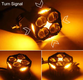 پرژکتور مدل آفرودی۴ لنز (SYC_120W) با سنسور تنظیم خودکار نور،فلاشردار،دیلایت دار