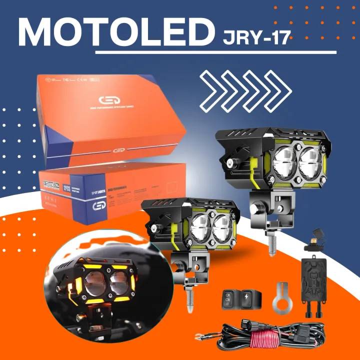 پرژکتور 2 لنز آفرودی مدل (SYC_80W) دارای سنسورتشخیص و تنظیم خودکار نور،فلاشردار،دیلایت دار