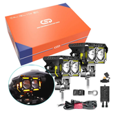 خرید پرژکتور 2 لنز آفرودی مدل (SYC_80W) با سنسور تنظیم خودکار نور،فلاشردار،دیلایت دار