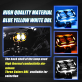 پرژکتور2لنز آفرودی مدل (SYC_80W) با سنسور تنظیم خودکار نور،فلاشردار،دیلایت دار