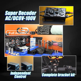 خریدوقیمت پرژکتور 2 لنز آفرودی مدل (SYC_80W) با سنسور تنظیم خودکار نور،فلاشردار،دیلایت دار