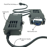 پرژکتور تک لنزمدل آفرودی۴ حالته فن دار و دیلایت دار اورجینال