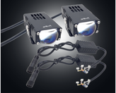 پرژکتور تک لنز فن دار 4حالته و دیلایت دار اورجینال (۲ عددی)