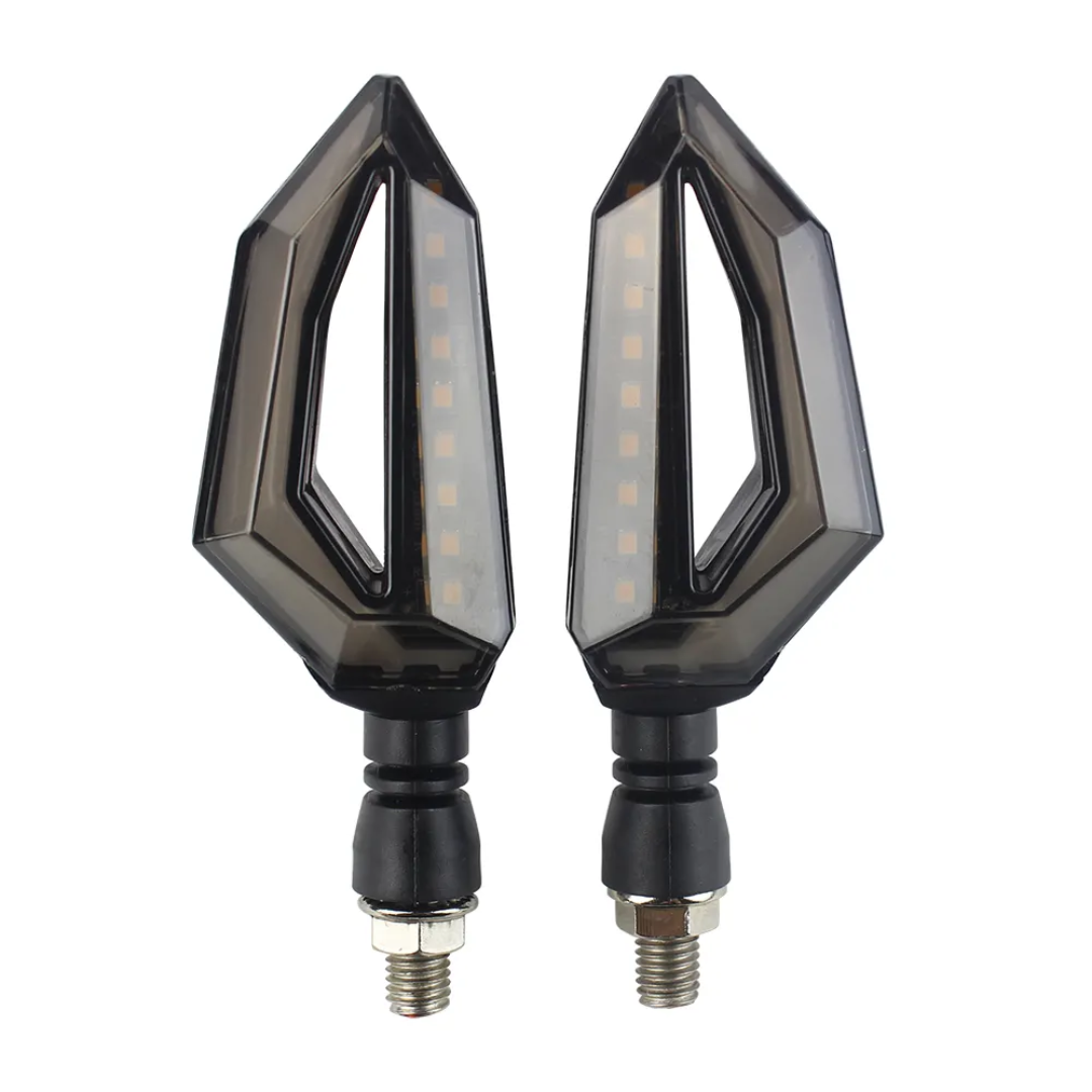 چراغ راهنمای موتورسیکلت مدل اسپورت LED و دیلایت دار