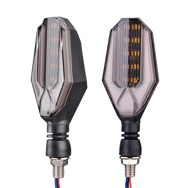 خرید وقیمت چراغ راهنمای موتورسیکلت مدل اسپورت LED و دیلایت دار