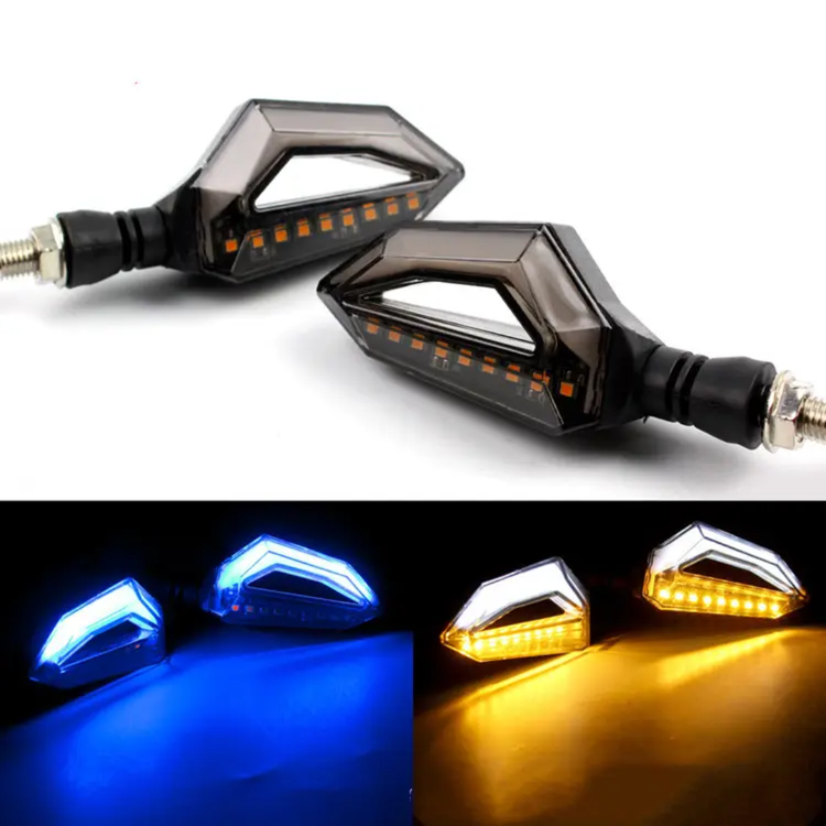 خرید چراغ راهنمای موتورسیکلت مدل LED و دیلایت دار