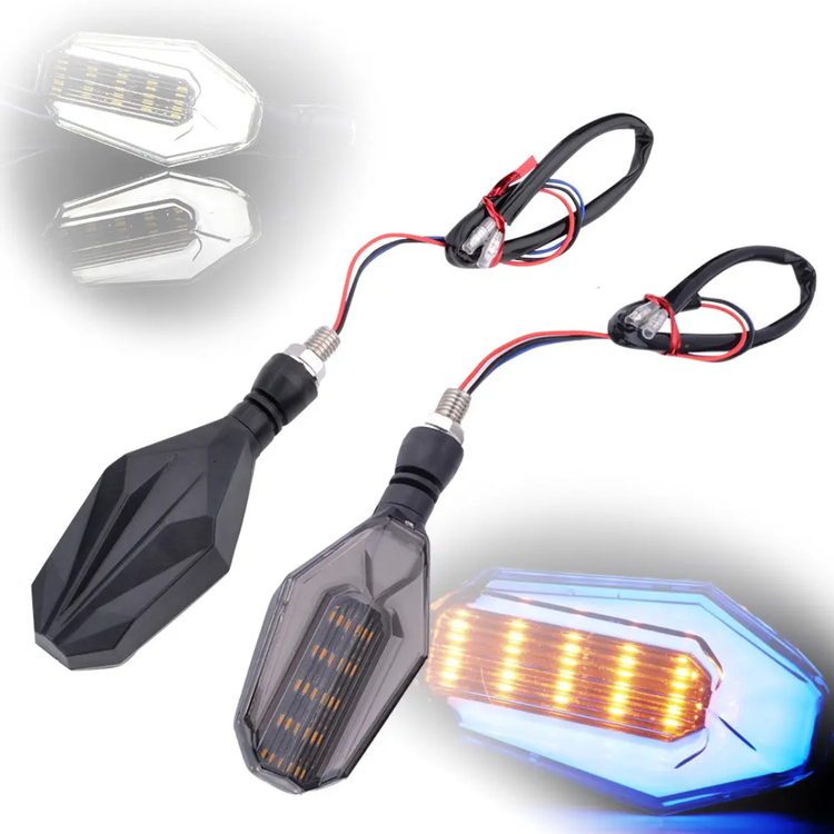 چراغ راهنمای موتورسیکلت مدل LED و دیلایت دار