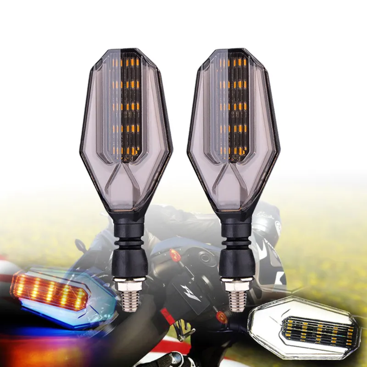 قیمت وخرید چراغ راهنمای موتورسیکلت مدل LED و دیلایت دار