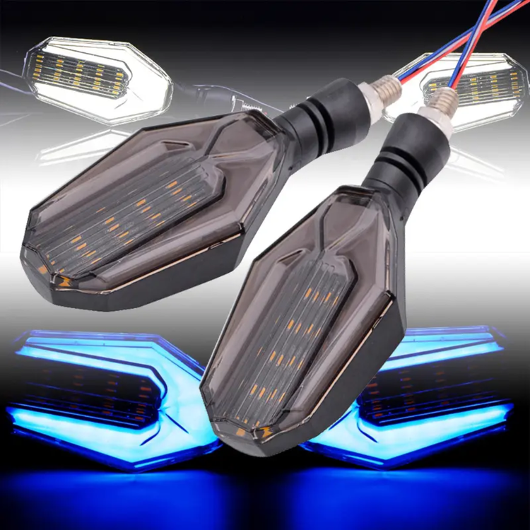 قیمت چراغ راهنمای موتورسیکلت مدل LED (دیلایت دار)