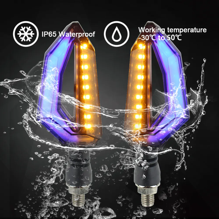 چراغ راهنمای موتورسیکلت مدل LED (دیلایت دار)