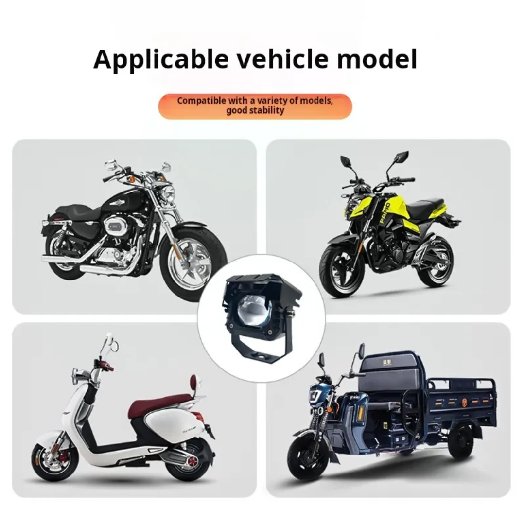 خرید پرژکتور مدل آفرودی تک لنز 2 حالته تلسکوپی فلزی