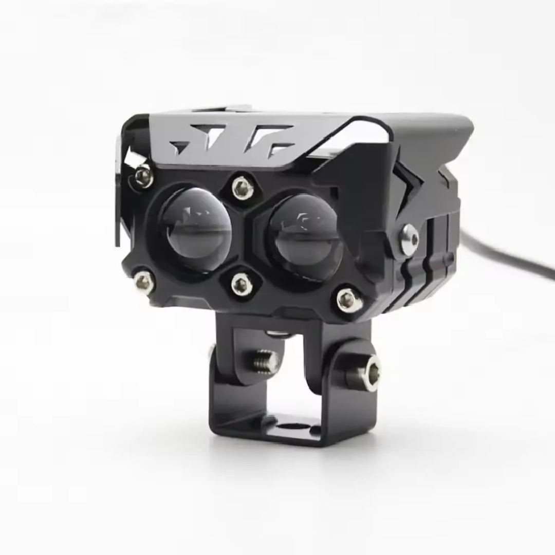 خرید و قیمت پرژکتور آفرودی مدل ۲ لنز چهار حالته GP_05 تلسکوپی و فلاشردار