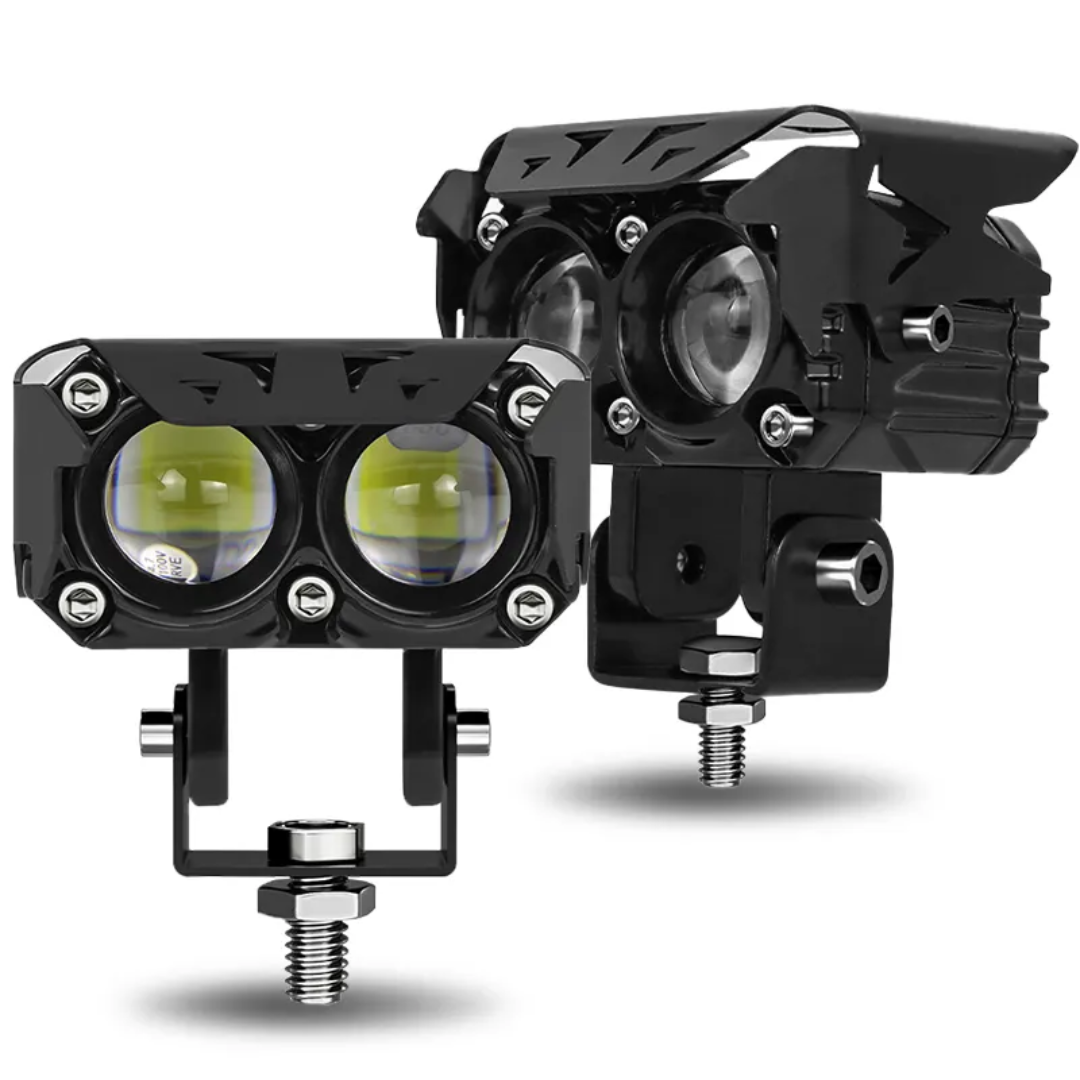 پرژکتور آفرودی مدل دو لنز چهار حالته GP_05 تلسکوپی و فلاشردار