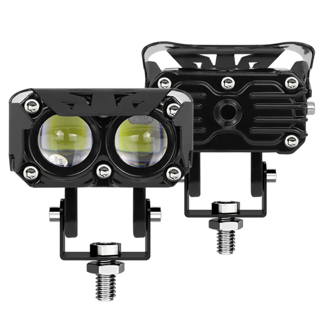 قیمت پرژکتور آفرودی مدل دو لنز چهار حالته GP_05 تلسکوپی و فلاشردار