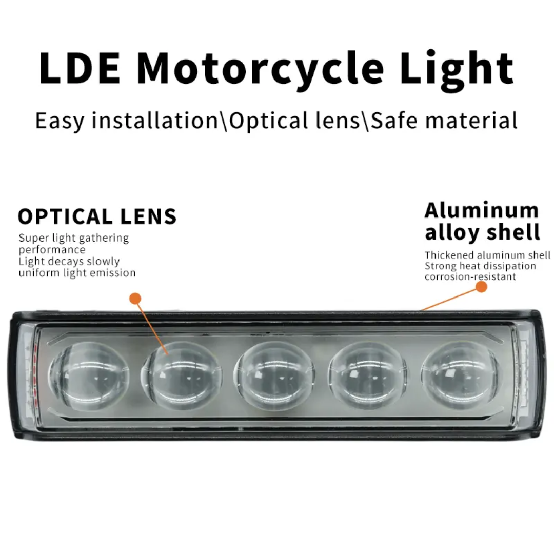 خرید و قیمت پرژکتور مدل ۵ لنز ۶ حالته فدرالی تلسکوپی (فلاشردار)