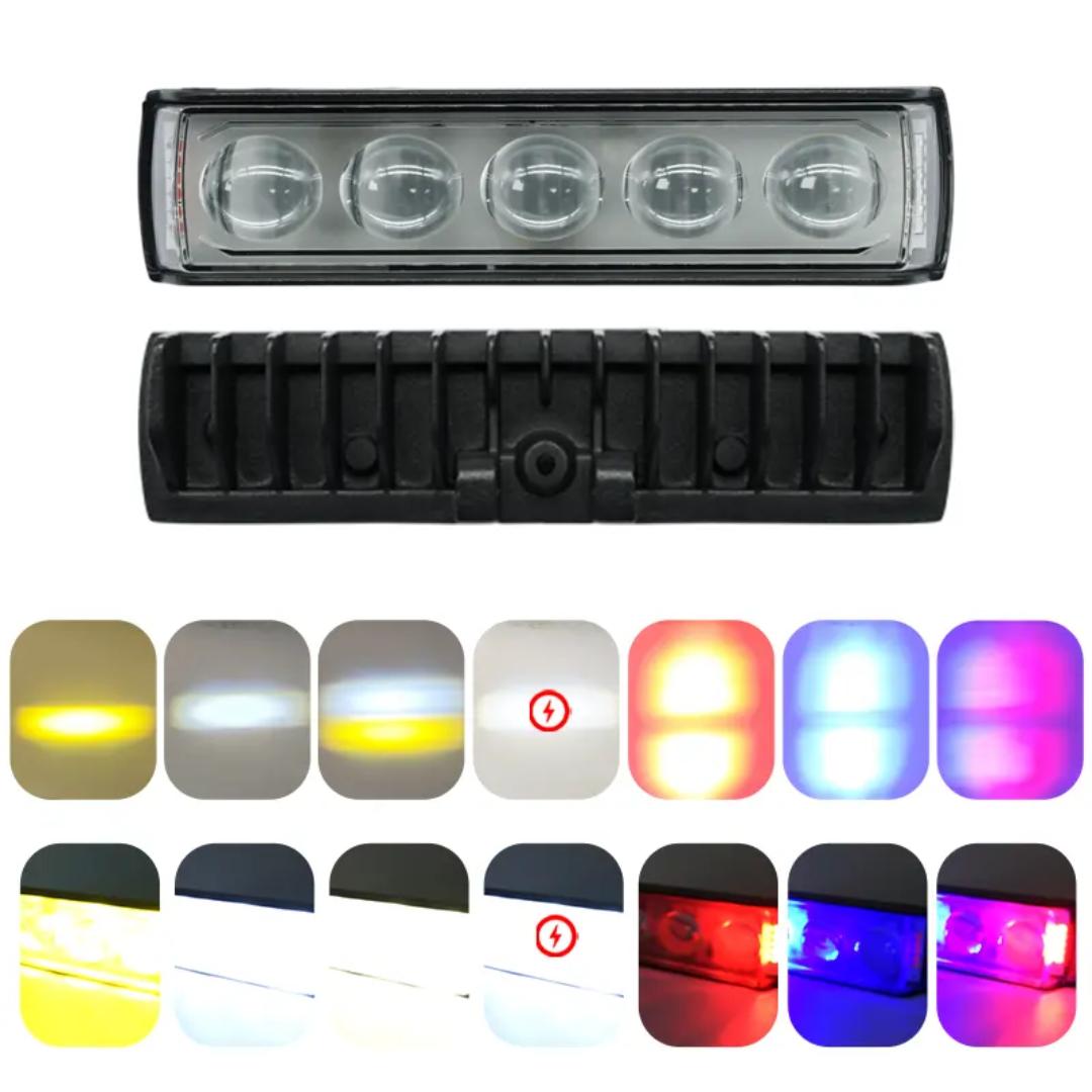 قیمت و خرید پرژکتور مدل ۵ لنز شش حالته فدرالی تلسکوپی (فلاشردار)