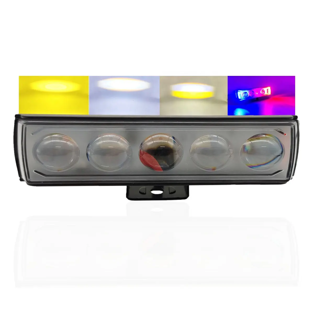 پرژکتور مدل پنج لنز شش حالته فدرالی تلسکوپی (فلاشردار)