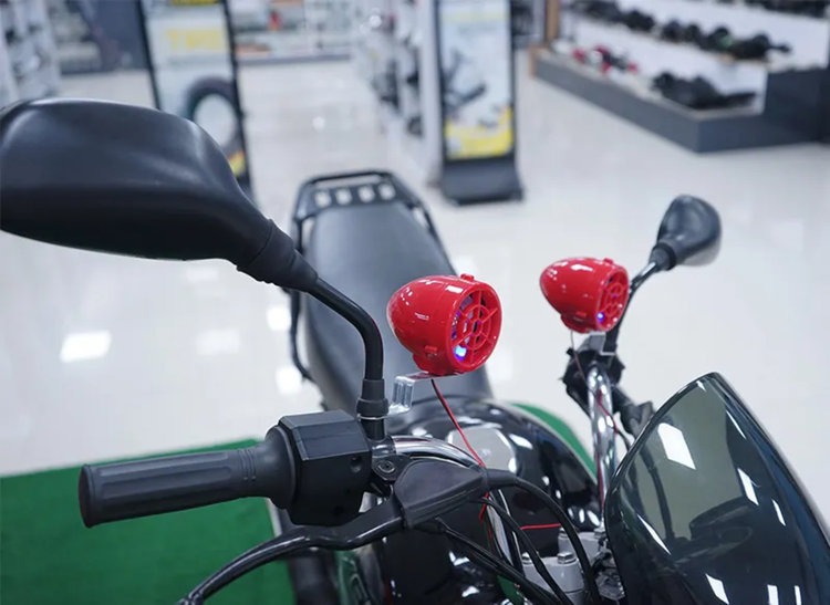 خرید سیستم صوتی موتورسیکلت مدل ریموت کنترل دار