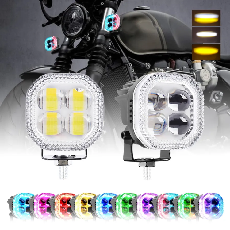 خرید و قیمت پرژکتور مدل 4 لنز 6 حالته نئون دار ( فلزی)