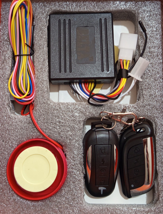 خرید دزدگیر موتورسیکلت مدل استارتی با ریموت کنترل از راه دور TESLA