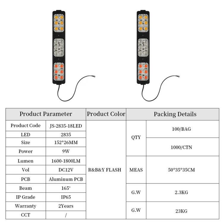 خرید فلاشر مدل فدرالی سه رنگ چشمک زن مناسب ماشین و موتورسیکلت