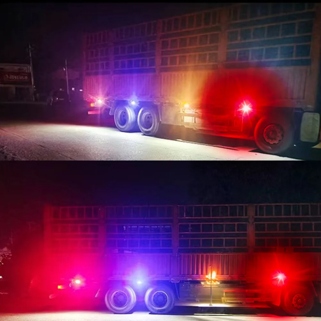 خرید فلاشر فدرالی مدل ۳ رنگ چشمک زن مناسب ماشین و موتورسیکلت