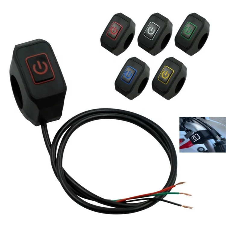 کلید پرژکتور مدل (SUKU) چراغ دار رنگی