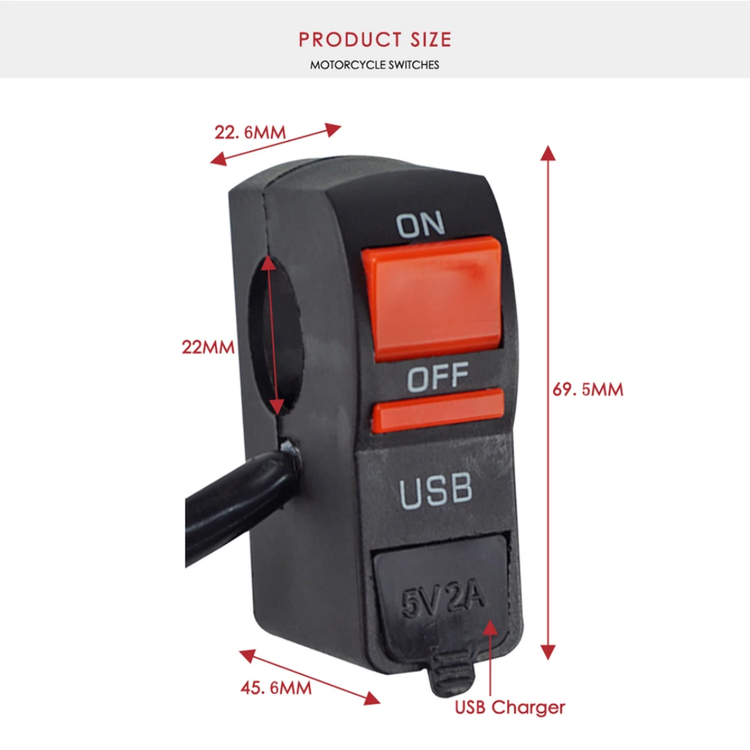 خرید کلید پرژکتور تک پل مدل شارژر دار