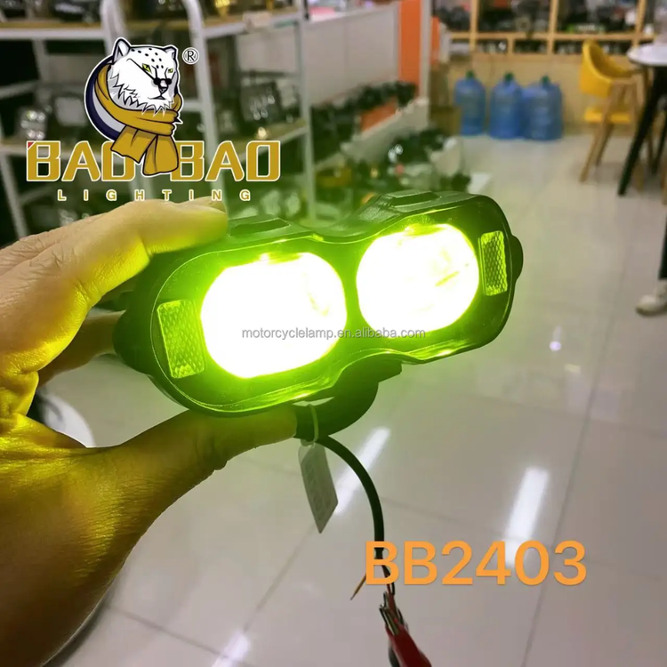 قیمت و خرید پرژکتور 2 لنز مدل BB2403 شش حالته فدرالی دار و فلاشردار