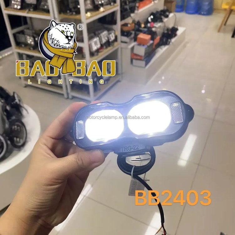 خریدوقیمت پرژکتور 2 لنز مدل BB2403 شش حالته فدرالی دار و فلاشردار