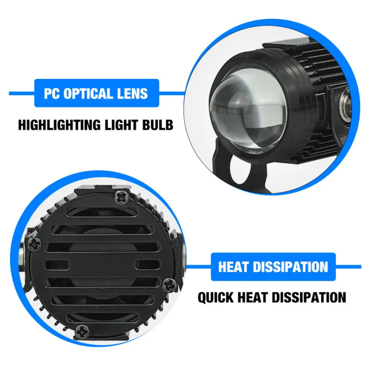 خریدوقیمت پرژکتور تک لنز مدل XGP_01 فن دار چهار حالته فلاشردار (۶۰وات)