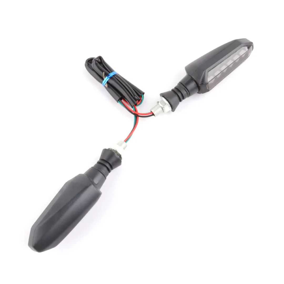 قیمت وخرید چراغ راهنمای موتورسیکلت مدلA_9 اسپورت رانینگ دار ودیلایت دار