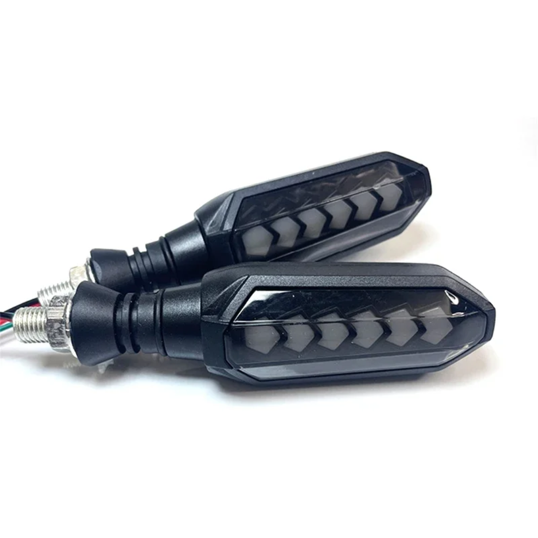 خریدچراغ راهنمای موتورسیکلت مدلA_9 اسپورت رانینگ دار ودیلایت دار