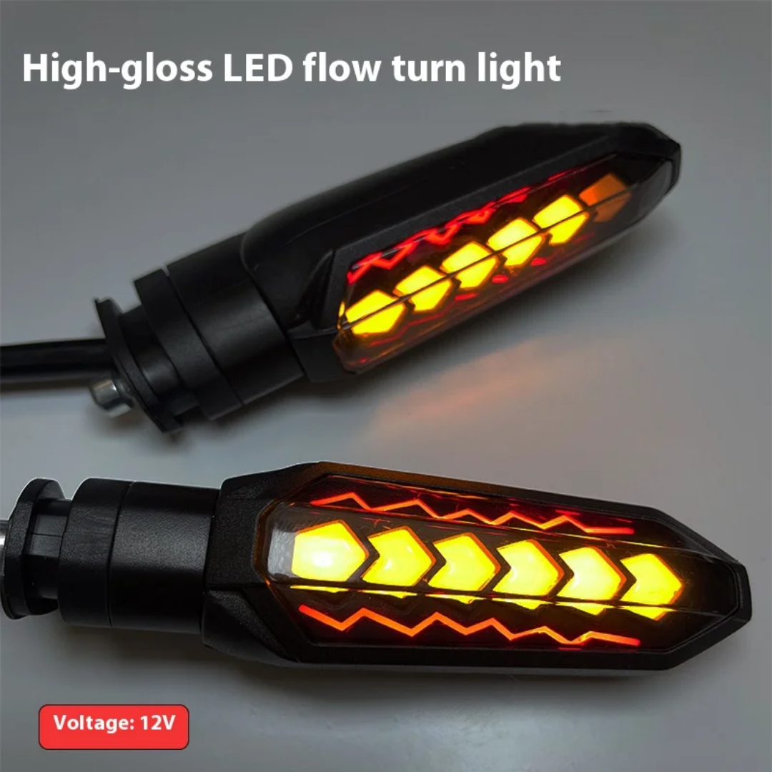 خرید وقیمت چراغ راهنمای موتورسیکلت مدلA_9 اسپورت رانینگ دار ودیلایت دار