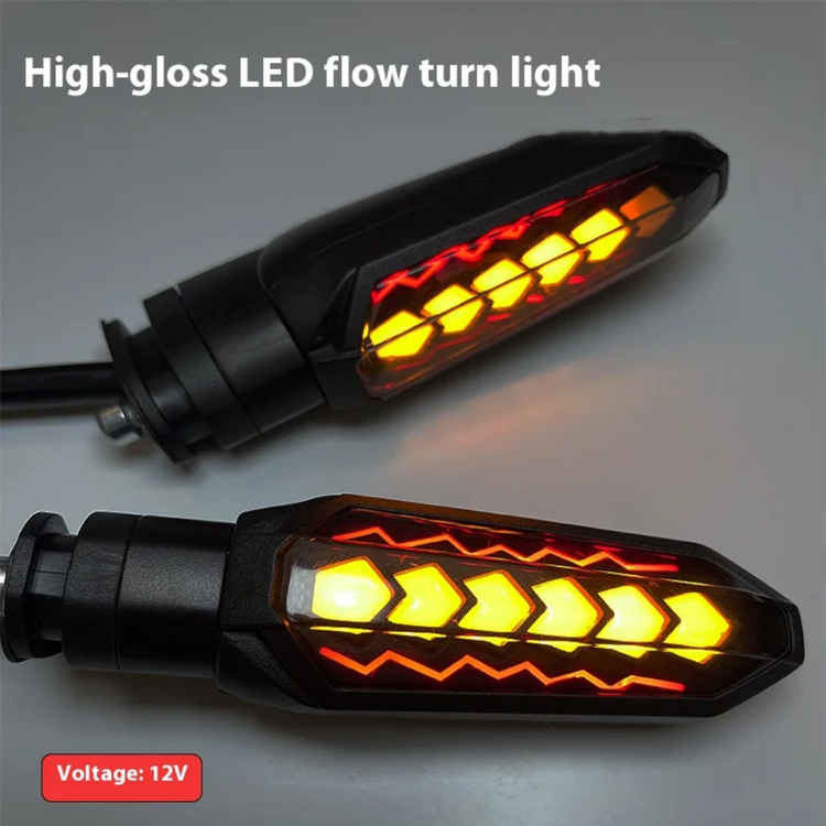 خرید وقیمت چراغ راهنمای موتورسیکلت مدلA_9 اسپورت رانینگ دار ودیلایت دار