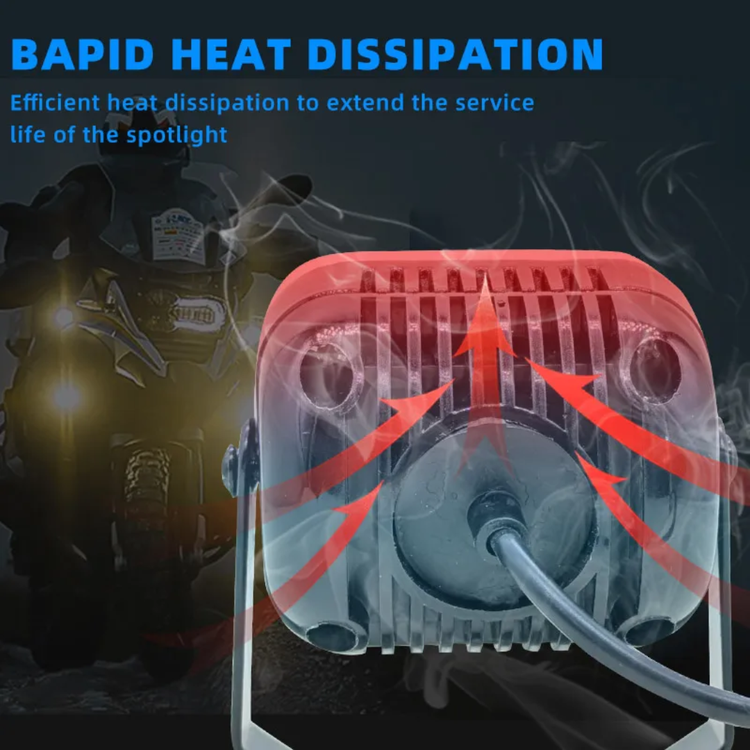 خرید و قیمت پرژکتور ۲ لنز مدل H_188 هشت حالته دیلایت دار و فلاشردار