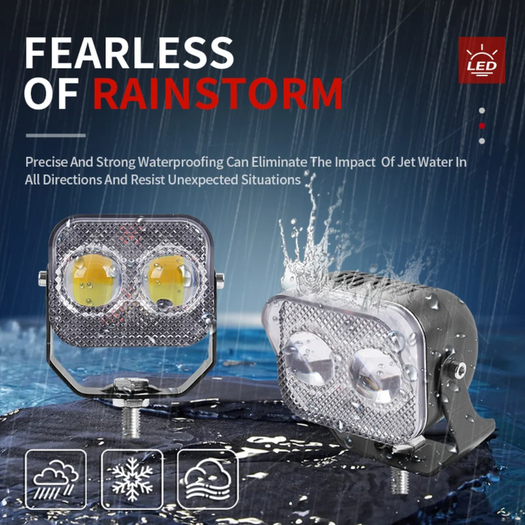 قیمت پرژکتور دو لنز مدل H_188 هشت حالته دیلایت دار و فلاشردار