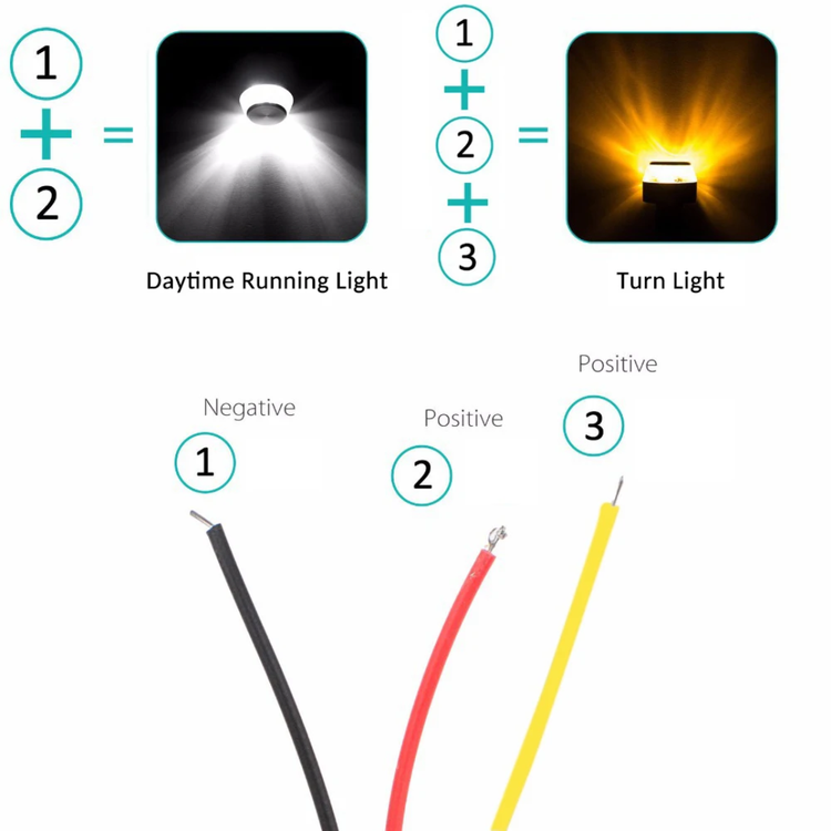 خرید و قیمت وزنه فرمان موتورسیکلت مدل ۲ حالته راهنمادار و دیلایت دار