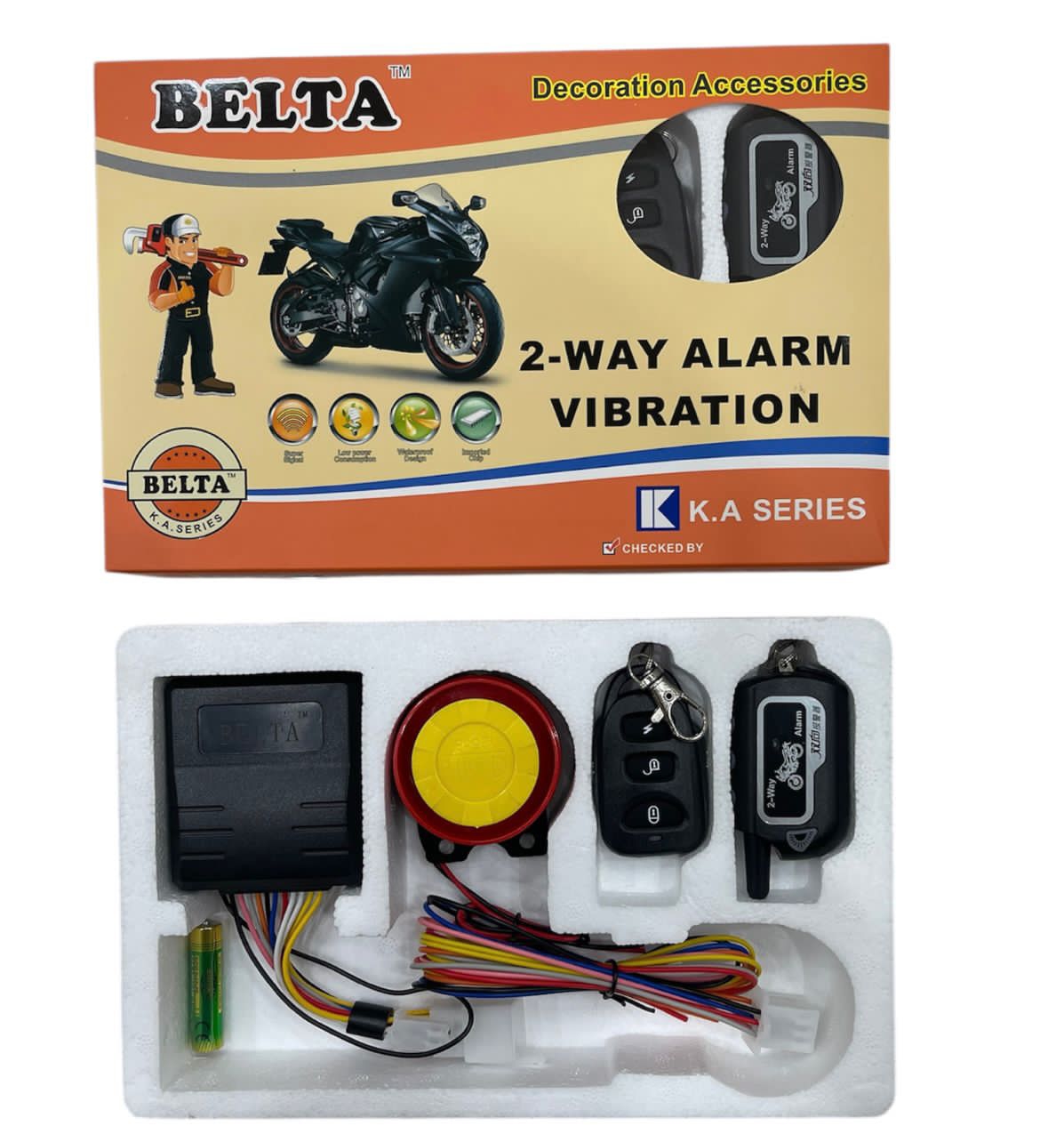 خرید دزدگیر موتورسیکلت مدل ویبره دار و مکان یاب دار استارتی