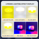 قیمت و خرید پرژکتور ۴ لنز مدل U ۱۲۱ فدرالی شش حالته و فلاشردار