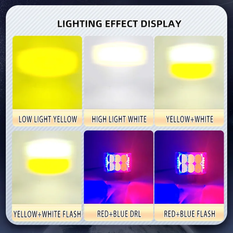 قیمت و خرید پرژکتور 6 لنز مدل U_153 فدرالی شش حالته و فلاشردار