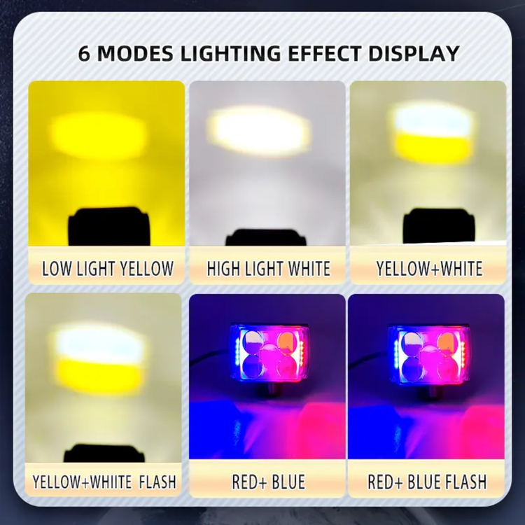 قیمت و خرید پرژکتور 5 لنز مدل U_152 فدرالی شش حالته و فلاشردار