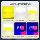خرید پرژکتور شش لنز مدل U-۱۵۶ فدرالی ۸ حالته ۴۵ وات و فلاشردار